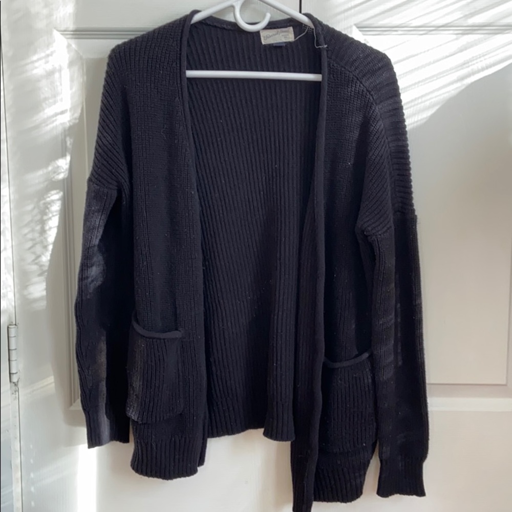 Black cardigan